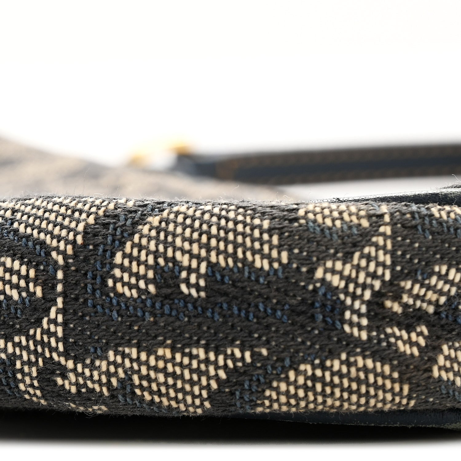 Christian Dior Monogram Mini Saddle Pochette Navy 10 of 12