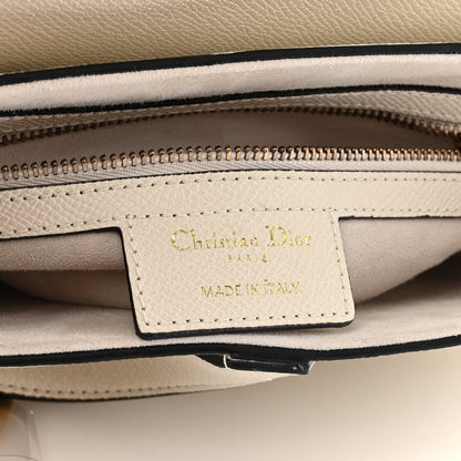 Christian Dior Grained Calfskin Saddle Bag With Strap Latte 6 of 10