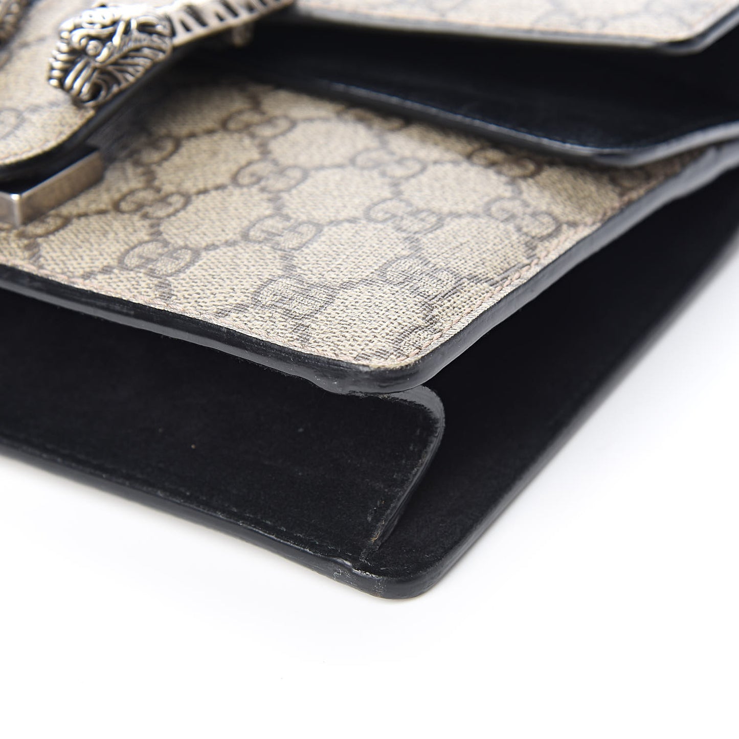 GG Supreme Monogram Mini Dionysus Shoulder Bag Black