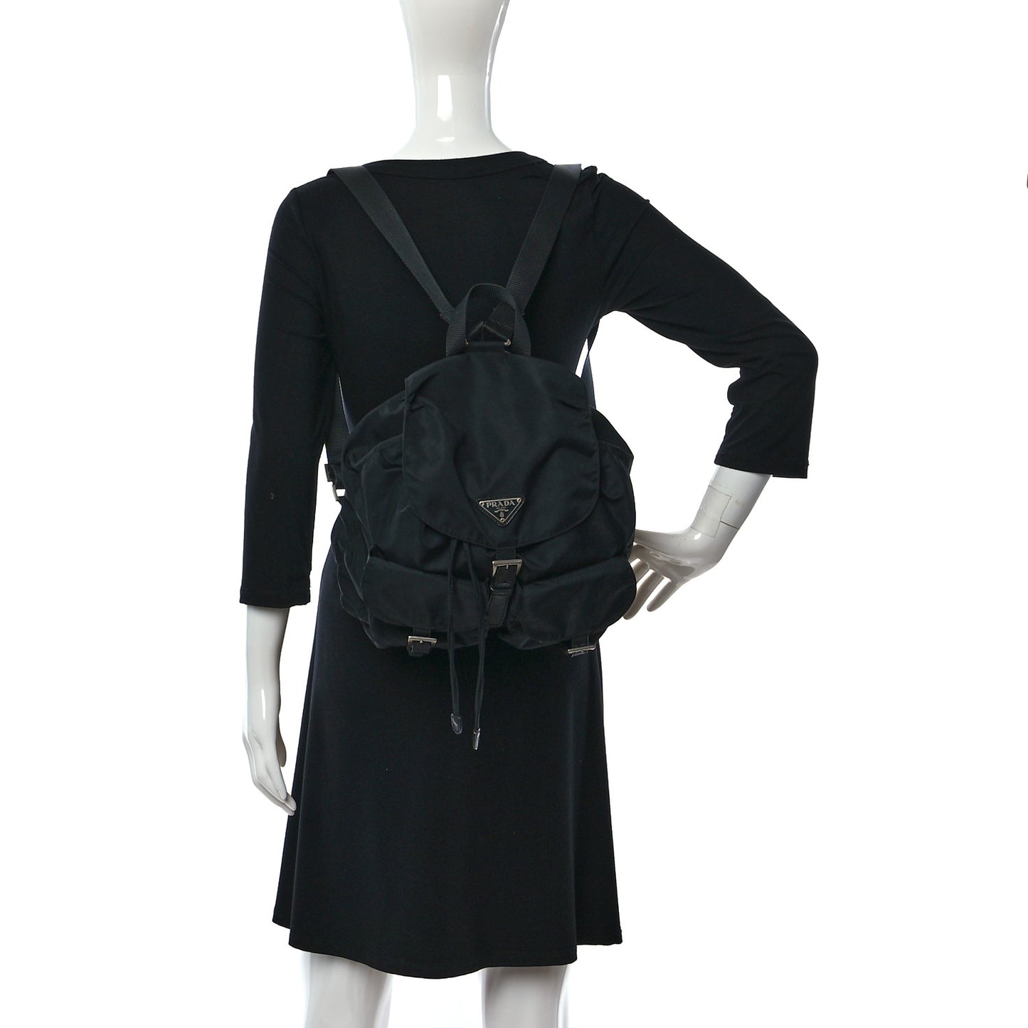 Tessuto Nylon Vela Backpack Black