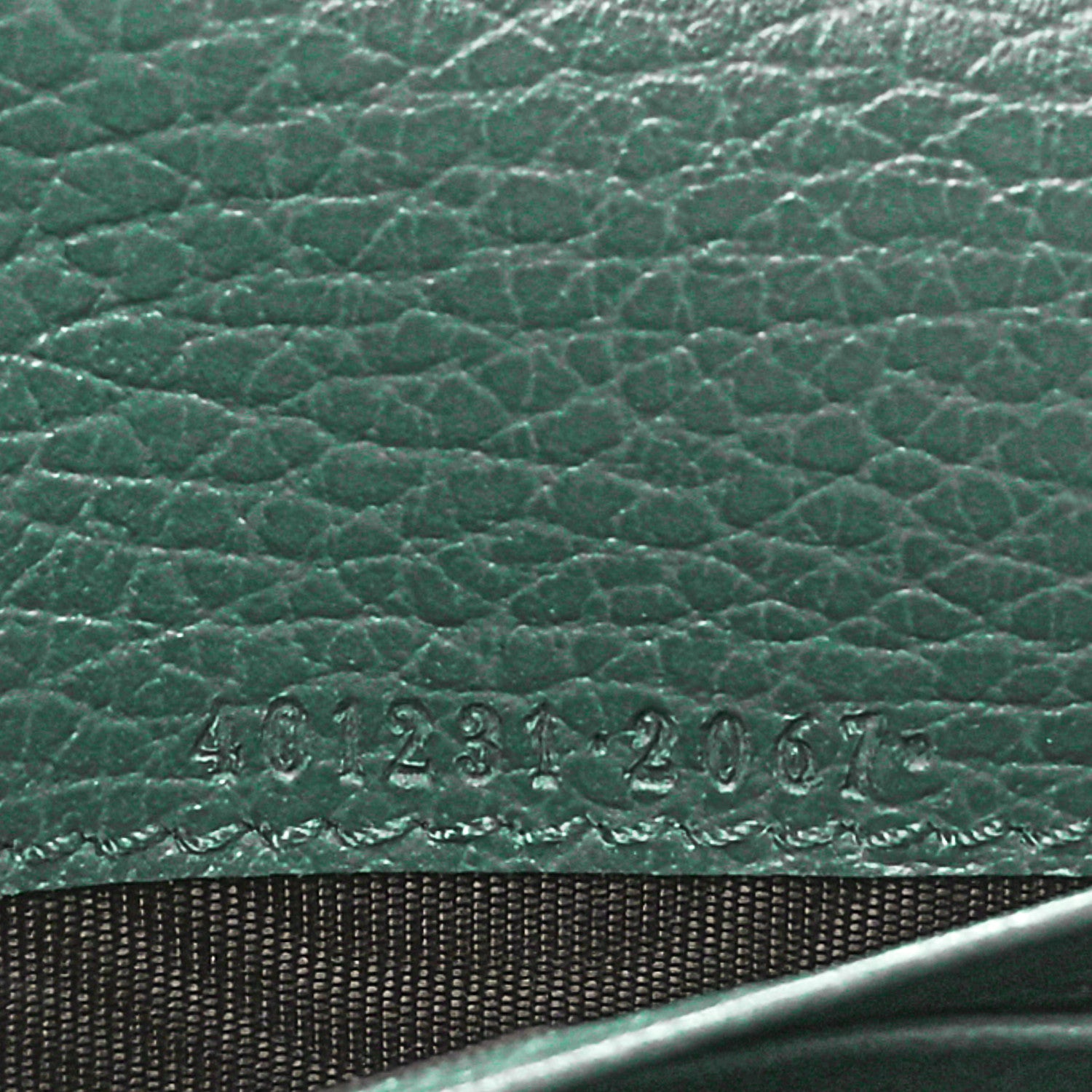 Gucci Calfskin Mini Dionysus Chain Wallet Emerald 7 of 10