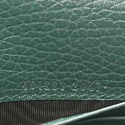 Gucci Calfskin Mini Dionysus Chain Wallet Emerald 7 of 10