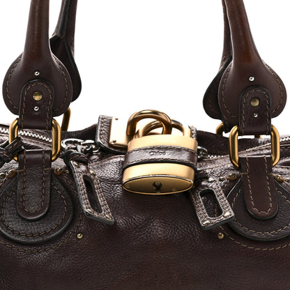 Chloe Calfskin Medium Paddington Satchel Chocolate 7 of 10