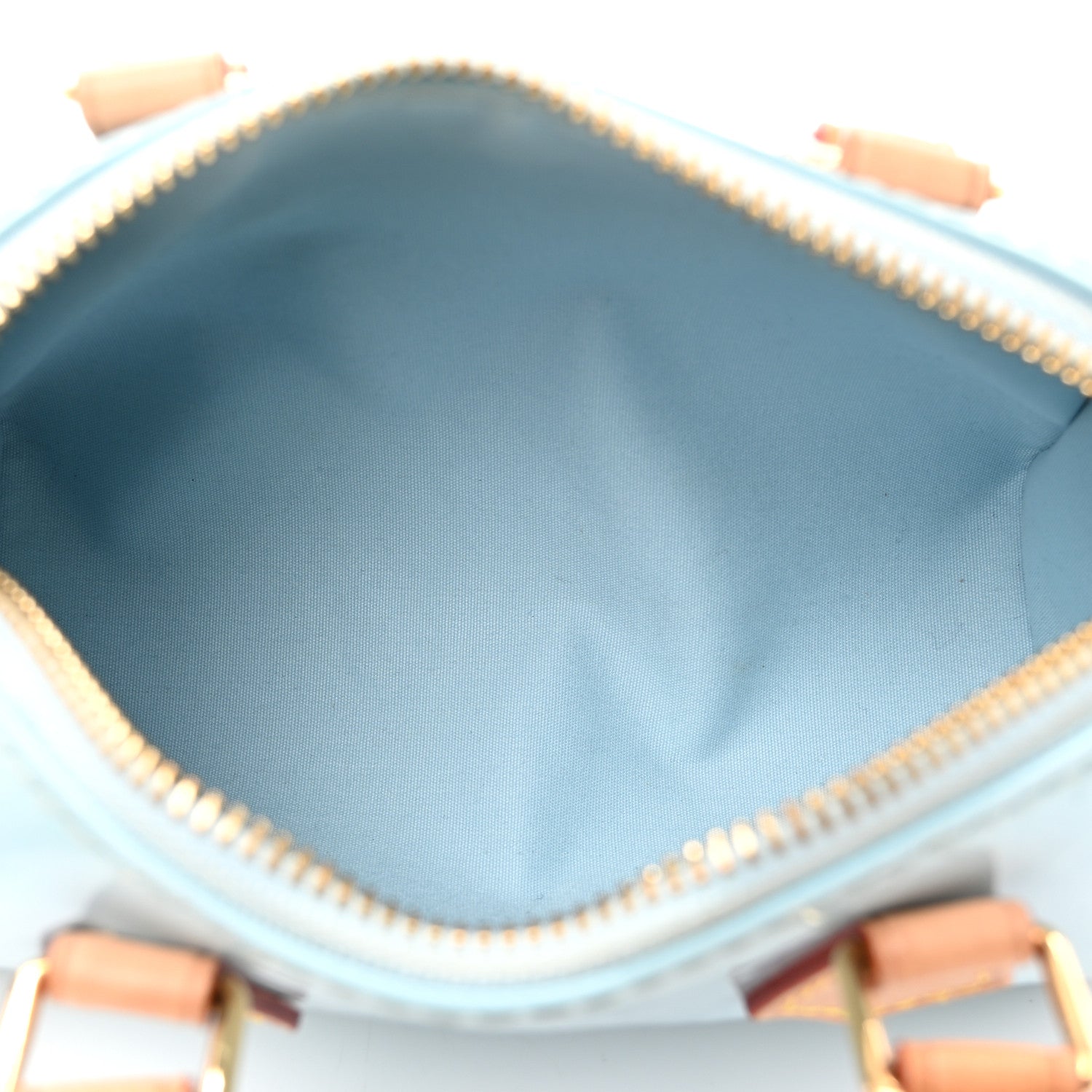 Louis Vuitton Vernis Monogram Nano Speedy Sky 5 of 9