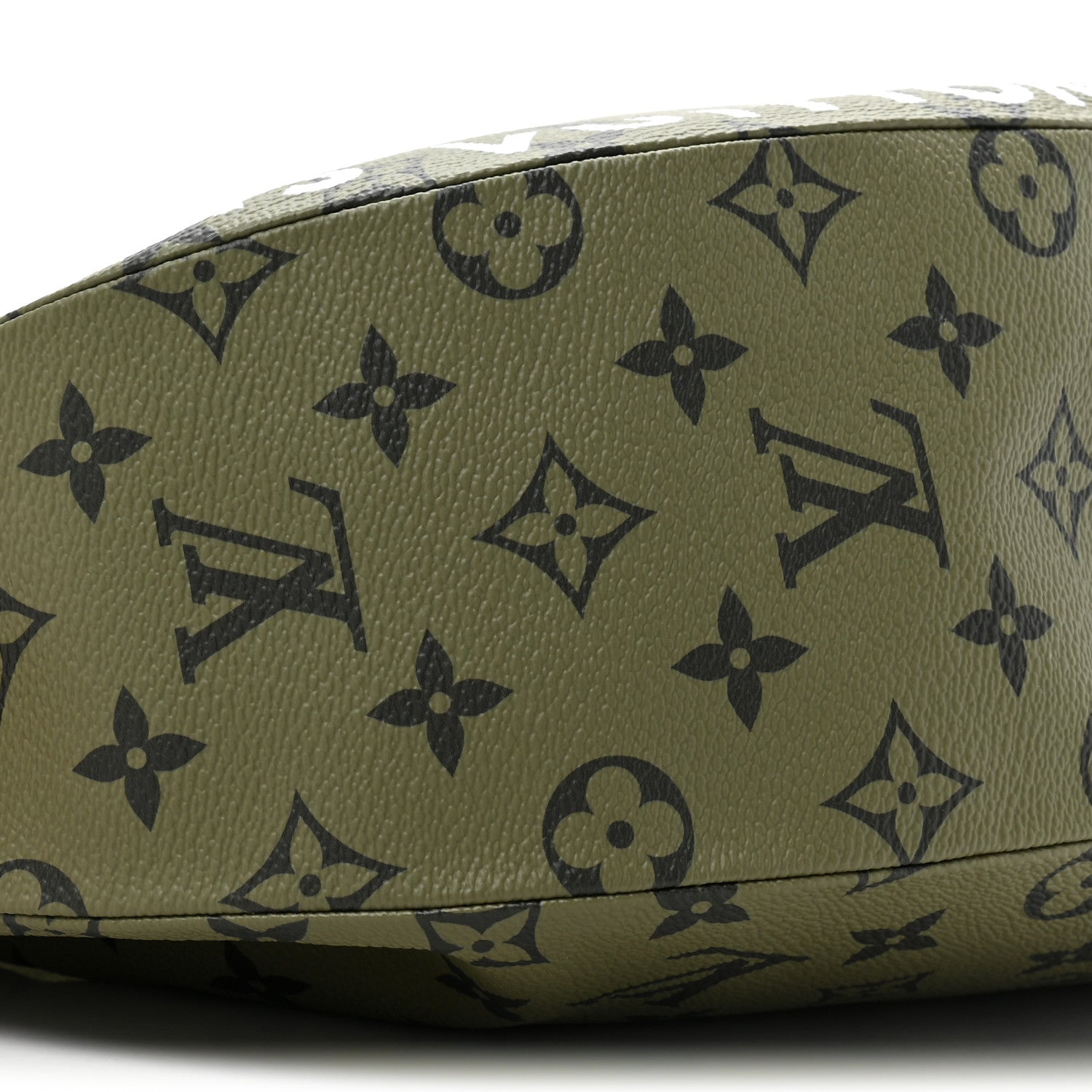 Louis Vuitton Monogram Hamac Bag Khaki Green Vermillion Red 9 of 9