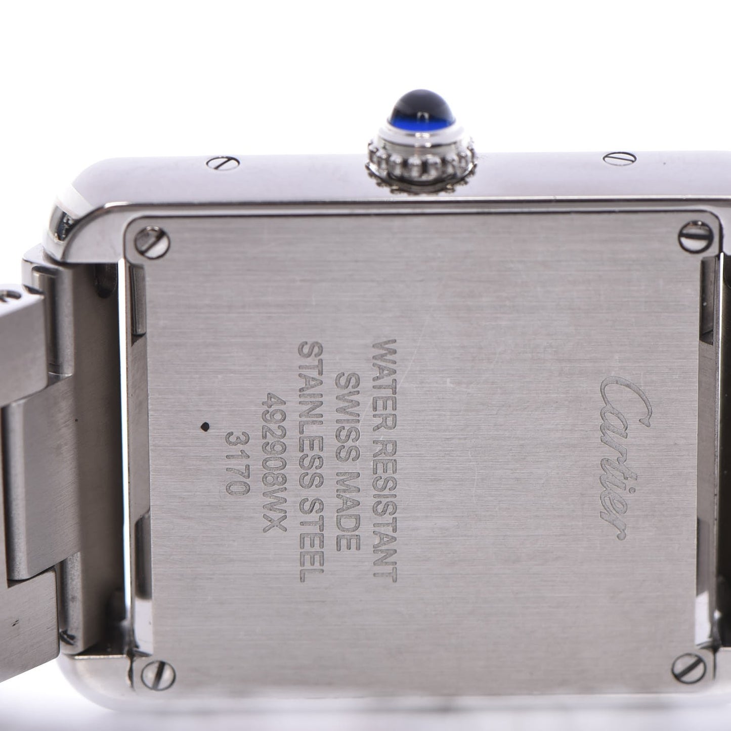 Stainless Steel 24mm Tank Solo Quartz Watch