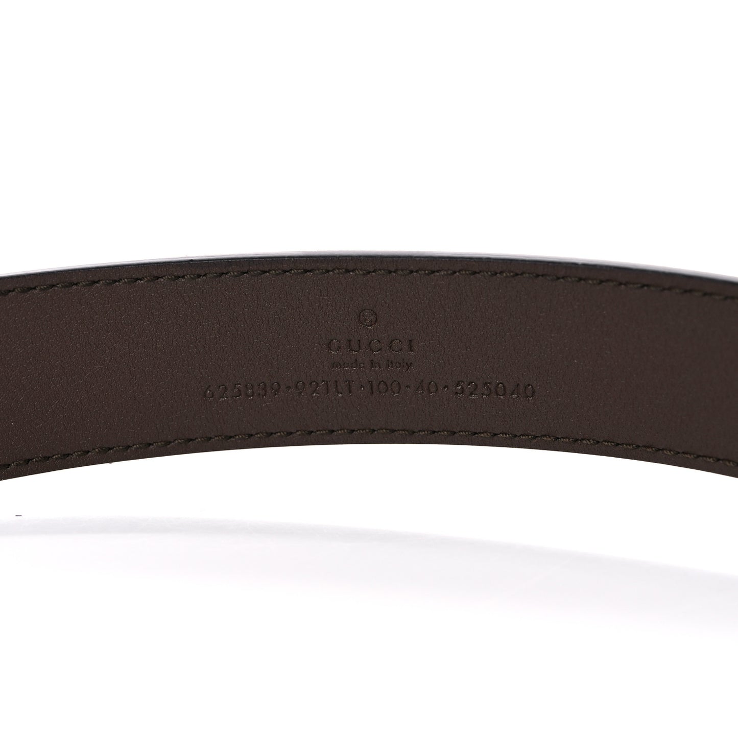 GG Supreme Monogram Matte Plutone Calfskin Double G 30mm Belt 100 40 Beige Ebony New Acero