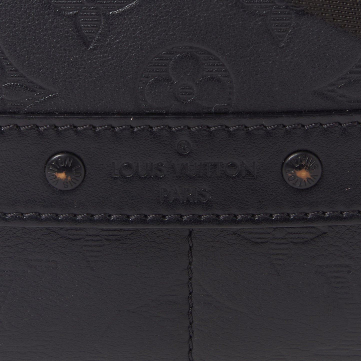 Calfskin Monogram Shadow Sprinter Messenger Black