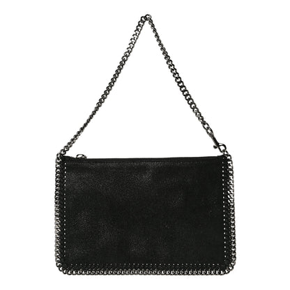 Stella McCartney Shaggy Deer Falabella Clutch Black 1 of 15