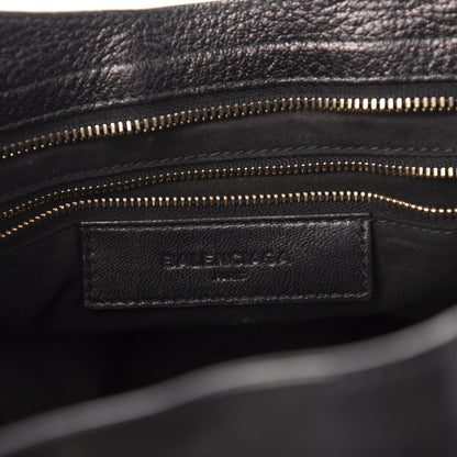 Balenciaga Chevre Gold Metallic Edge Hardware City Black 6 of 10