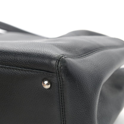 Chanel Calfskin Small Cerf Executive Shopper Tote Black 12 of 18