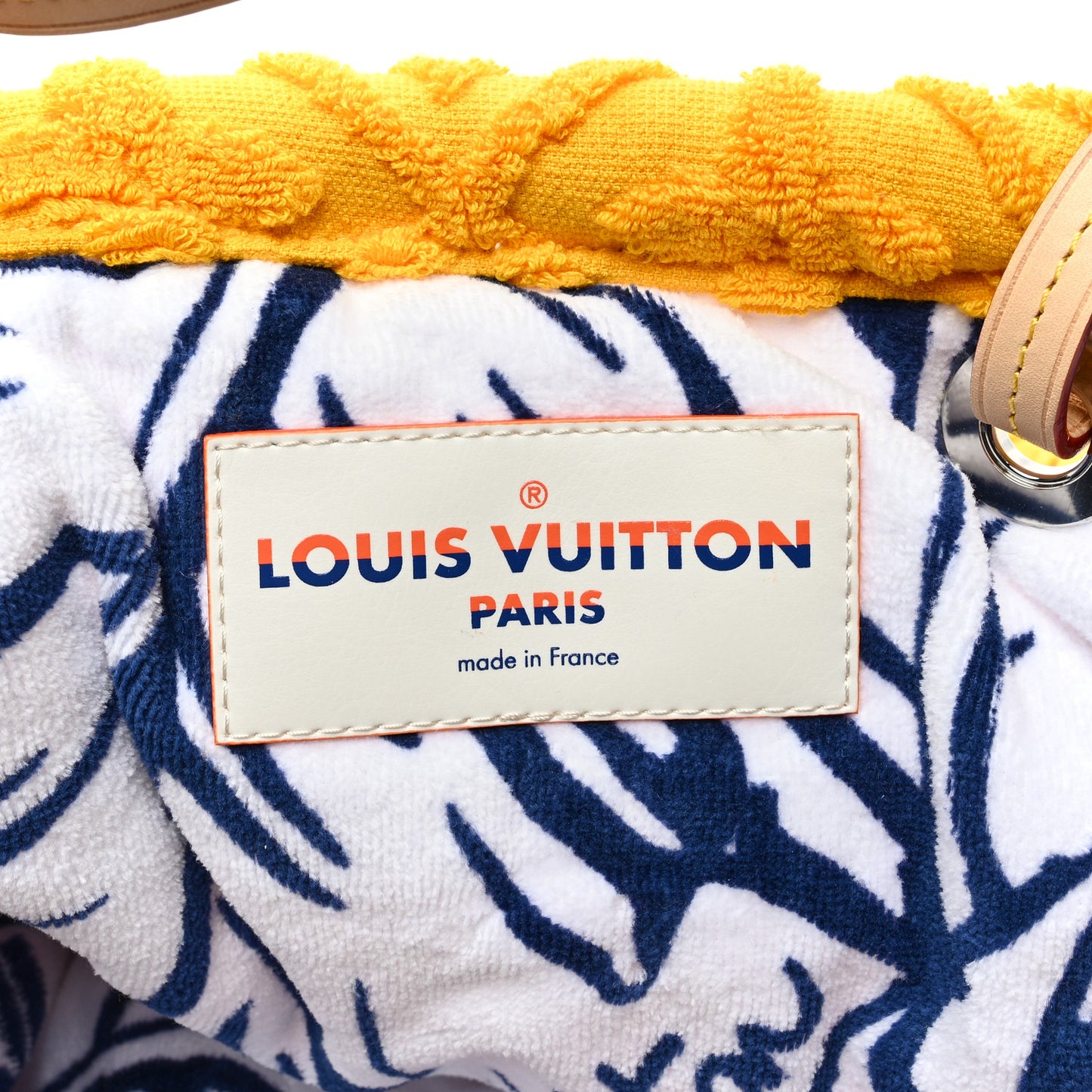 Terrycloth Monogram LVacation Tote Mangue