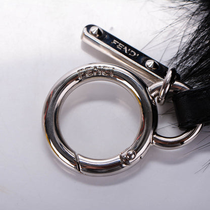 Fendi Mixed Fur Monster Bag Bug Charm Black 3 of 5
