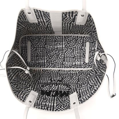 MCM Visetos Large Liz Reversible Shopper Tote White 8 of 16