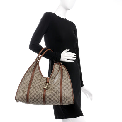 Gucci GG Plus Monogram Large Joy Shoulder Bag Brown 2 of 10