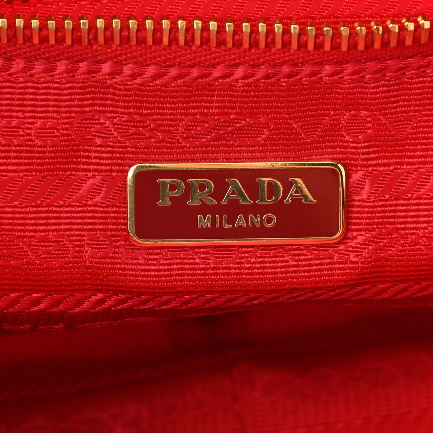 Tessuto Nylon Mini Camera Crossbody Rosso