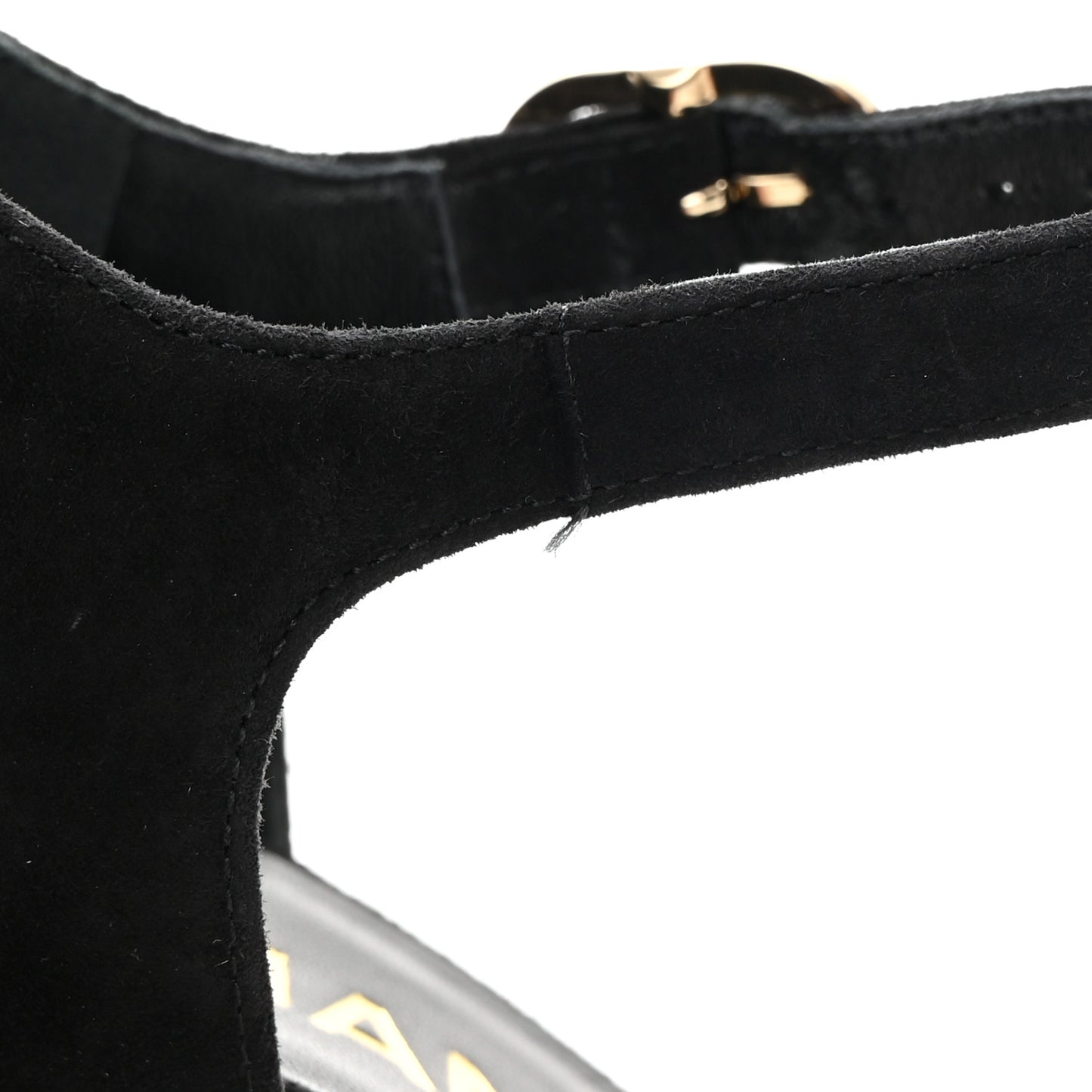 Patent Suede CC Platform Pumps 37.5 Black