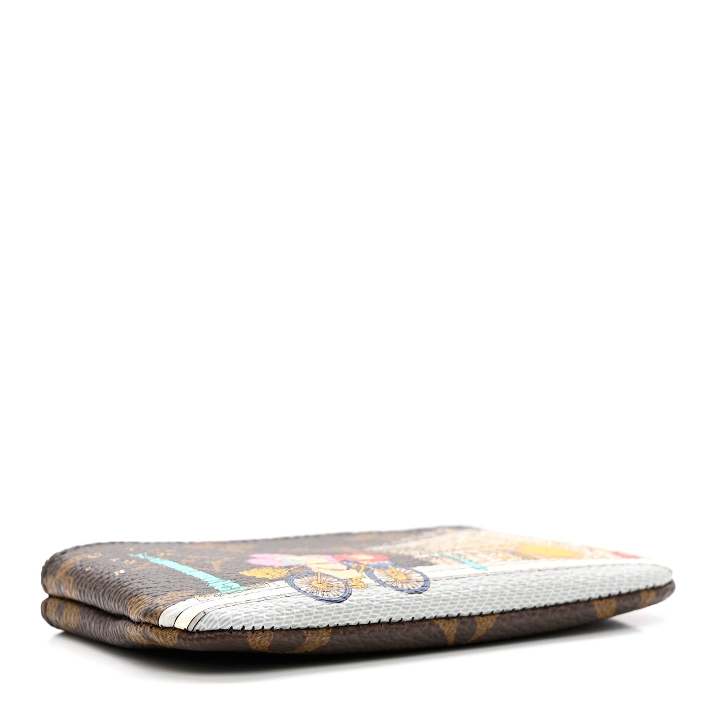 Monogram 2022 Christmas Animation Paris Key Pouch Pink