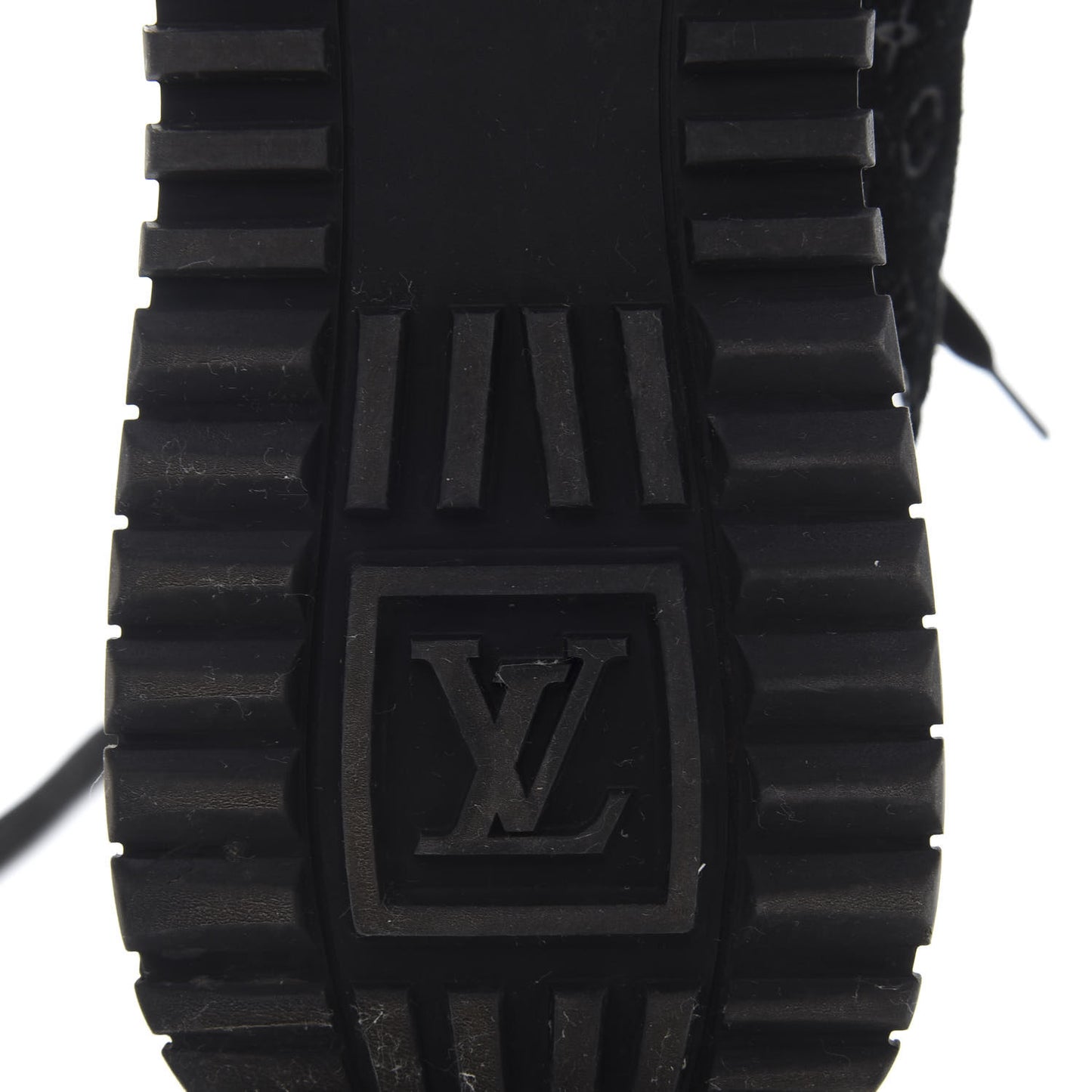 Suede Monogram Mens Run Away Sneakers 38 Black Gold Silver