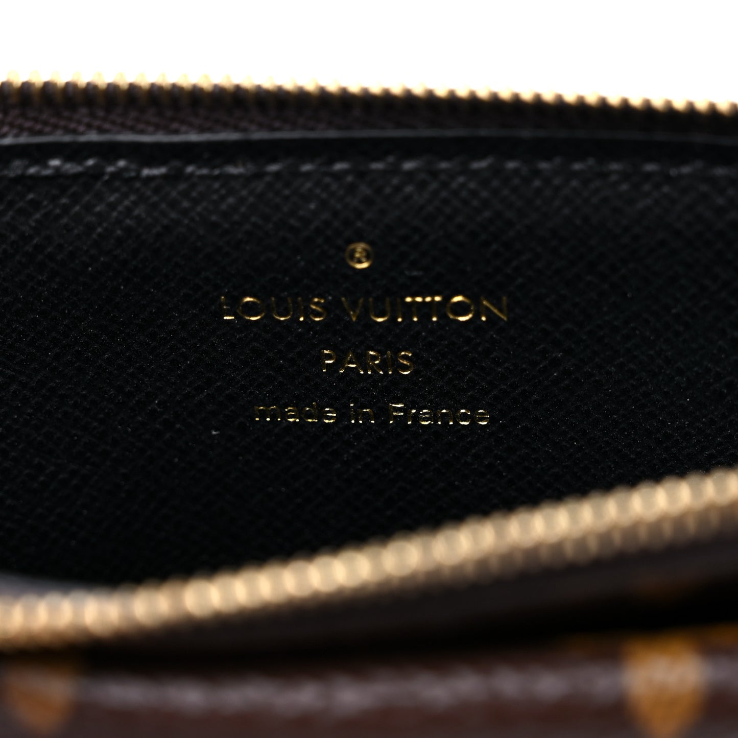 Monogram Recto Verso Card Holder Black