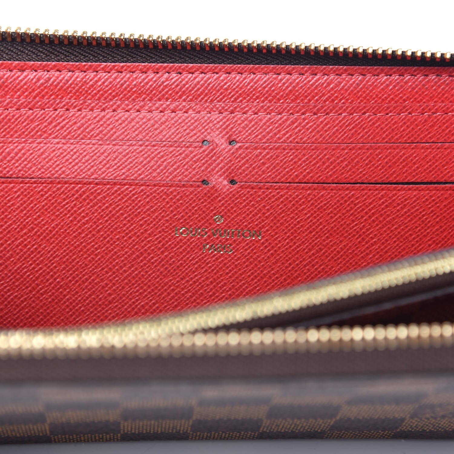 Louis Vuitton Damier Ebene Clemence Wallet 6 of 9