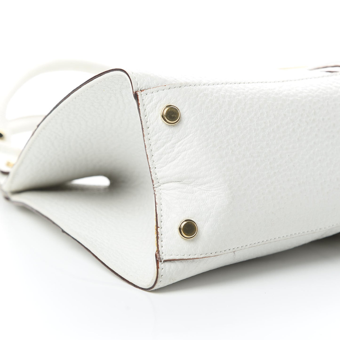 Calfskin Junco Shoulder Bag White