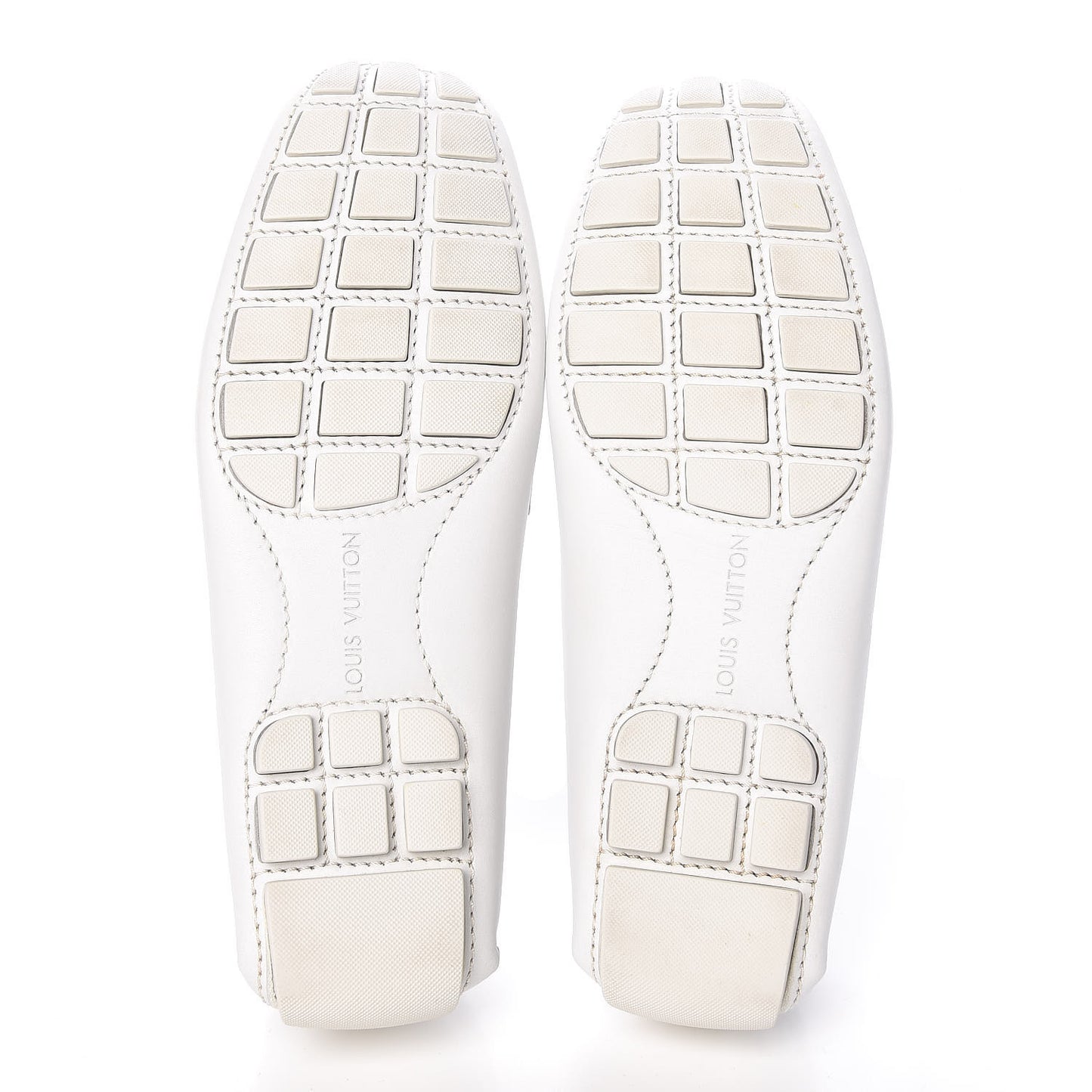 Calfskin Mens Monte Carlo Moccasin Loafers 6 White
