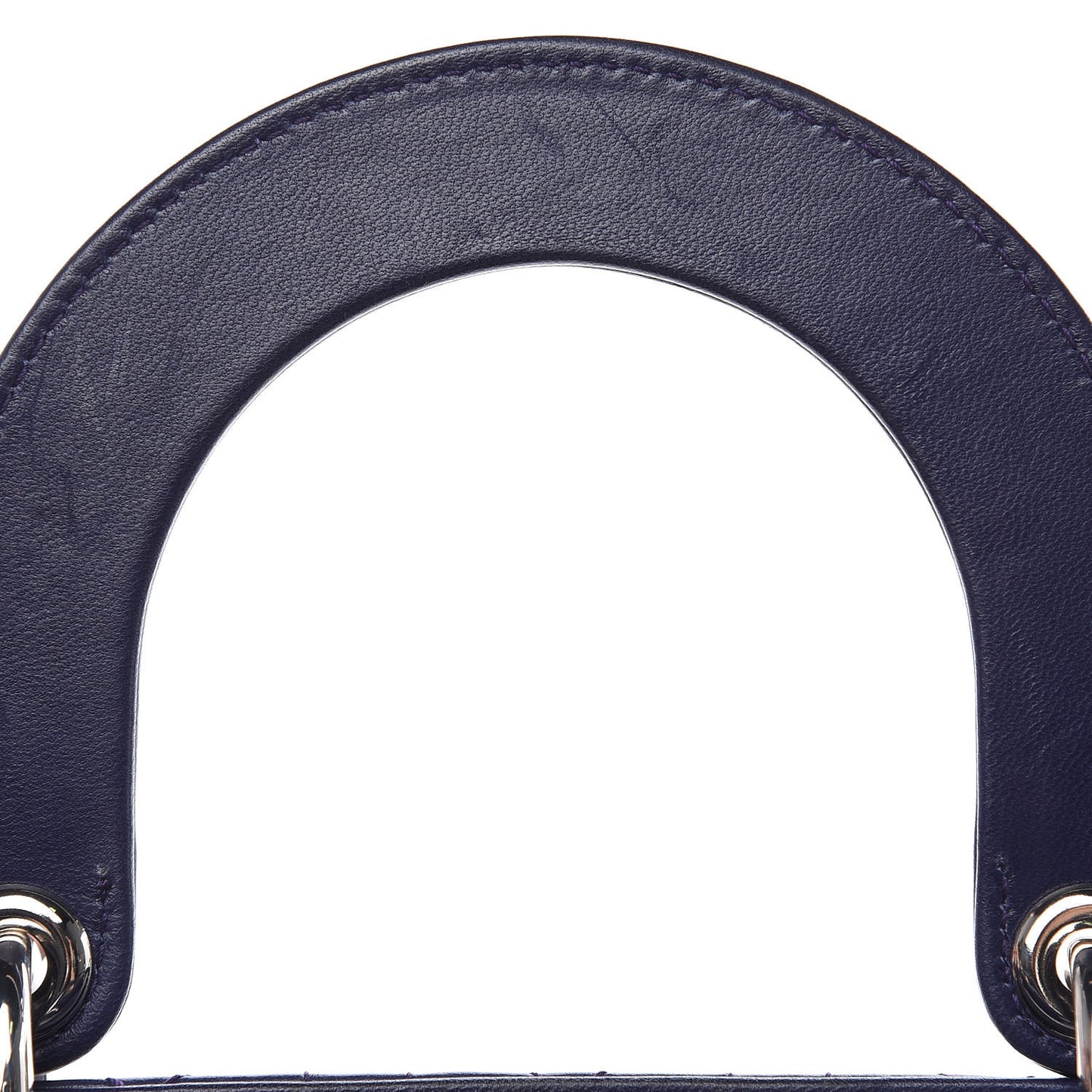 Lambskin Cannage Small Lucky Badges My Lady Dior Navy
