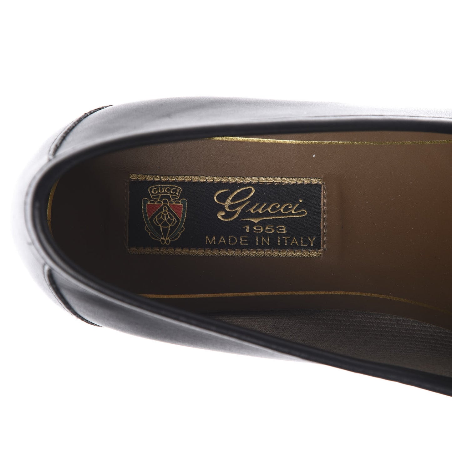Calfskin Womens 1953 Horsebit Loafers 37.5 Black