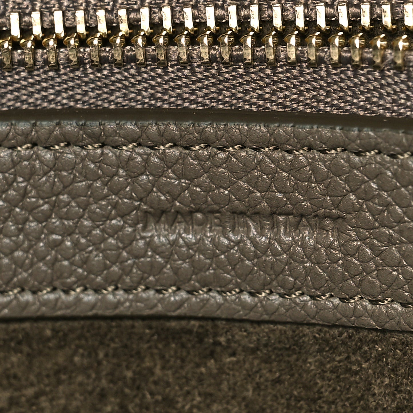 Soft Grained Calfskin Small Belt Cabas Phantom Taupe