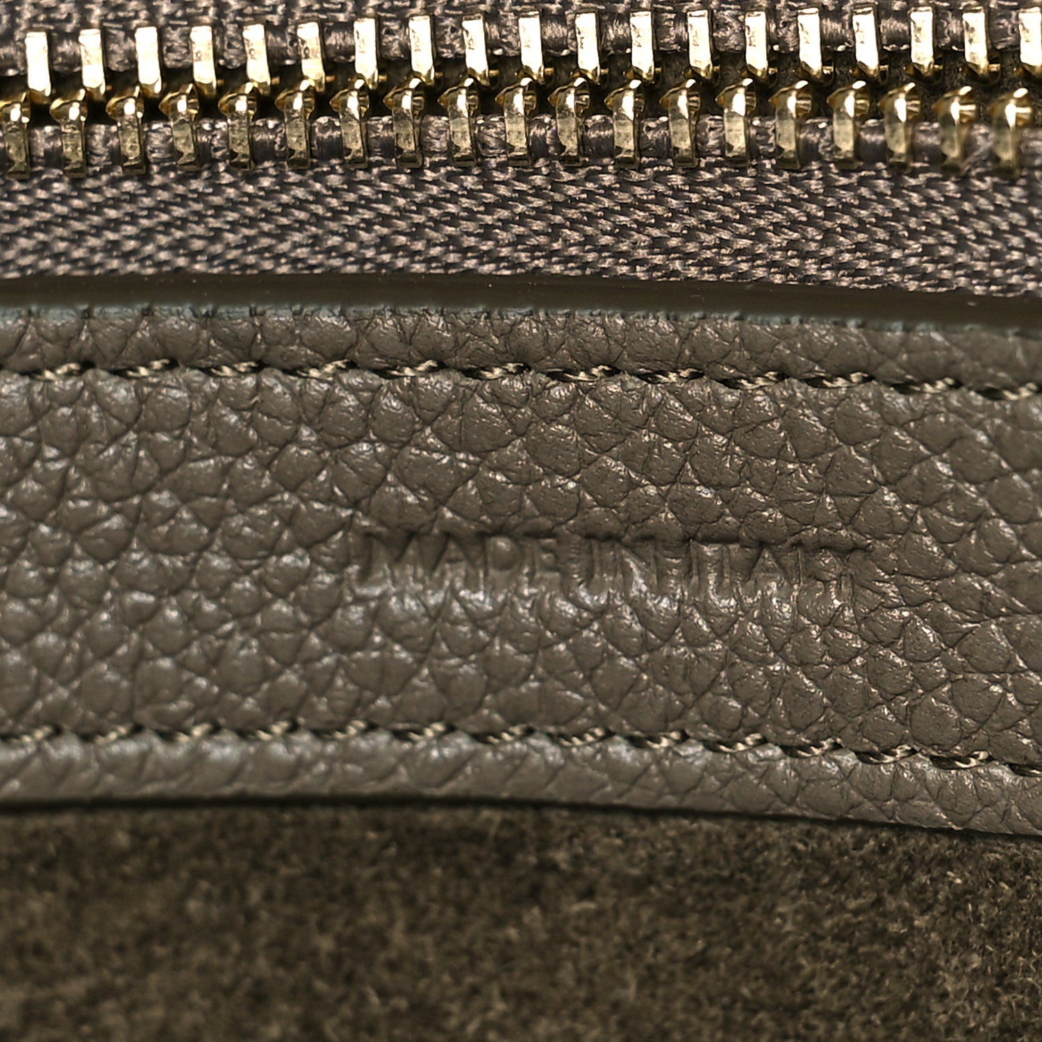 Celine Soft Grained Calfskin Small Belt Cabas Phantom Taupe 6 of 8