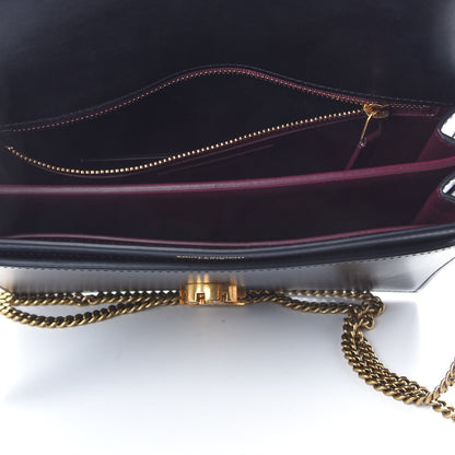 Saint Laurent Smooth Calfskin Monogram Cassandra Clasp Bag Black 5 of 8