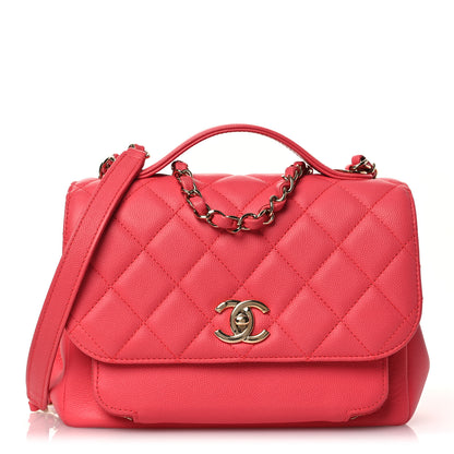 Chanel Caviar Quilted Small Business Affinity Flap Dark Pink 1 of 13