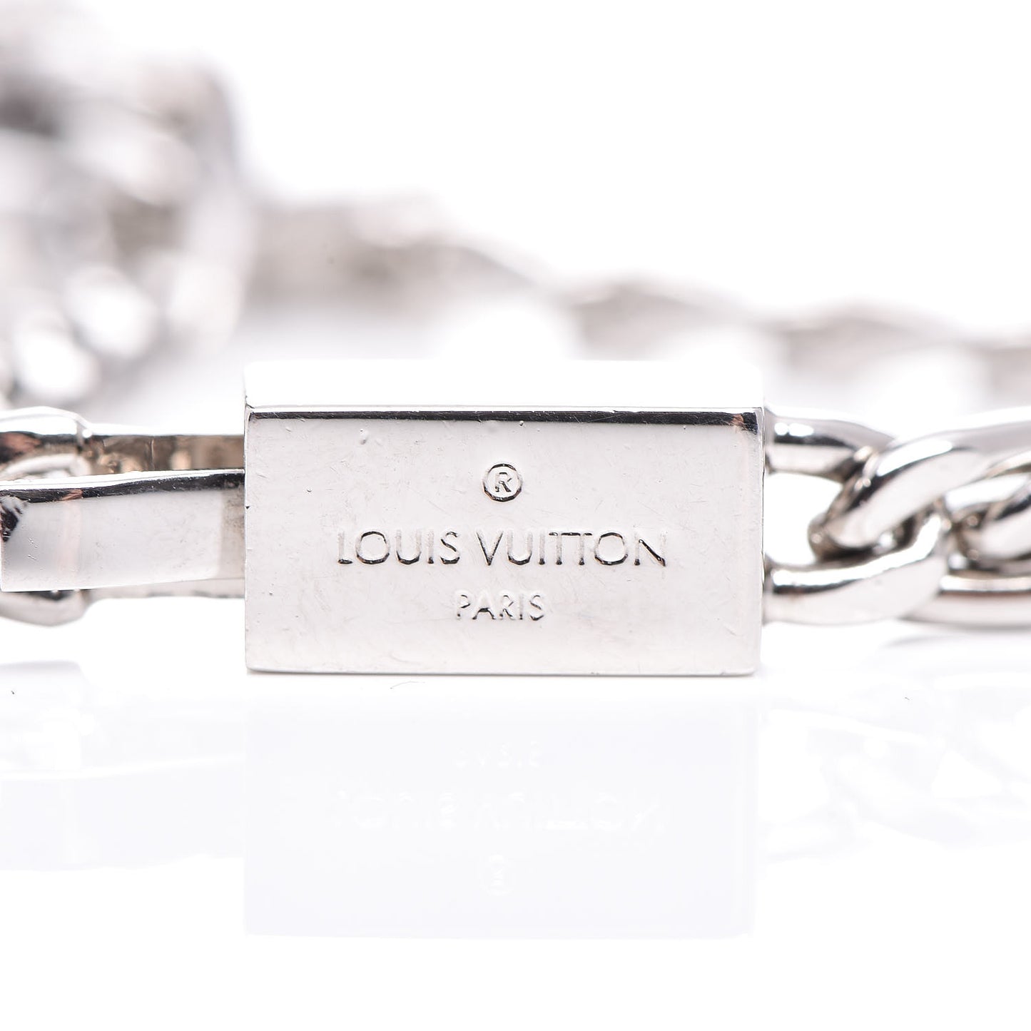 LV Charm Bracelet Silver