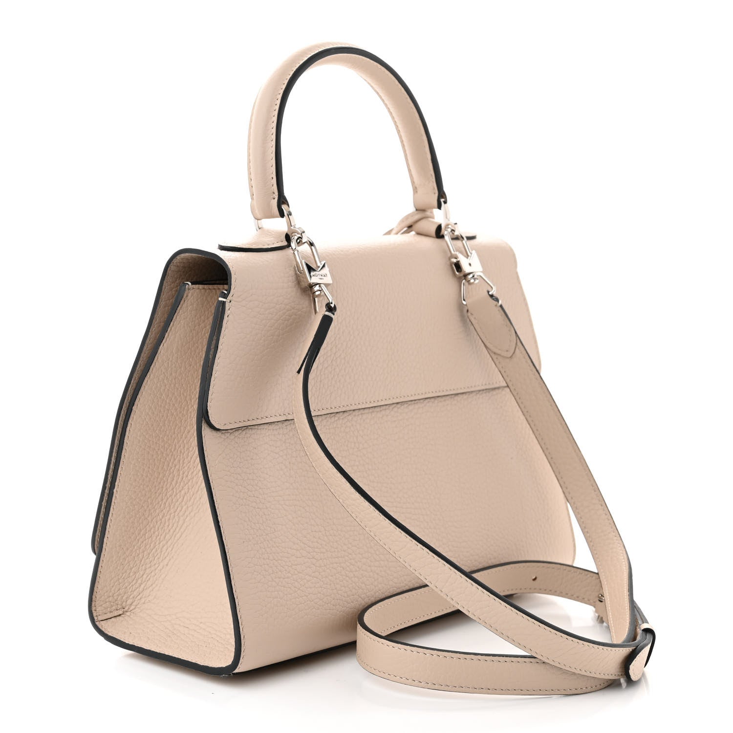 Moynat Taurillon Blush Rejane PM Tourterelle 3 of 12