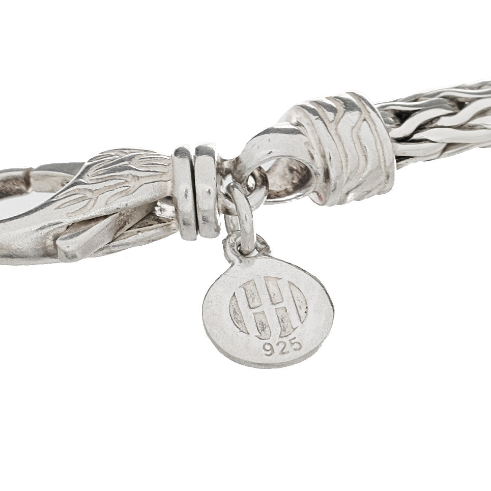 John Hardy Sterling Silver Manah Classic Chain Heart Station Bracelet 4 of 4