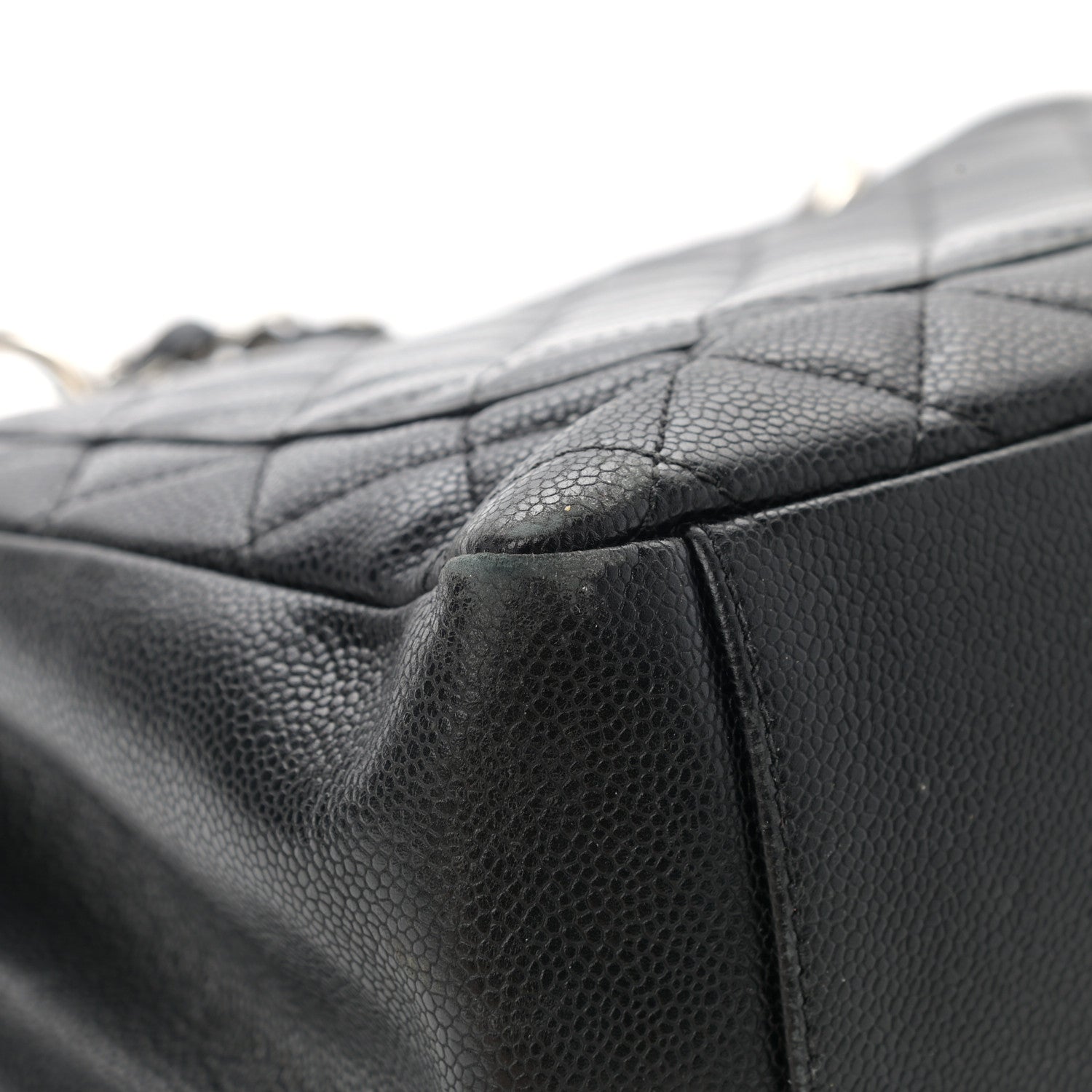 Chanel Caviar Quilted Grand Shopping Tote GST Black 12 of 19