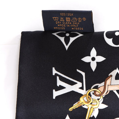 Louis Vuitton Silk Monogram Confidential Bandeau Black 5 of 5
