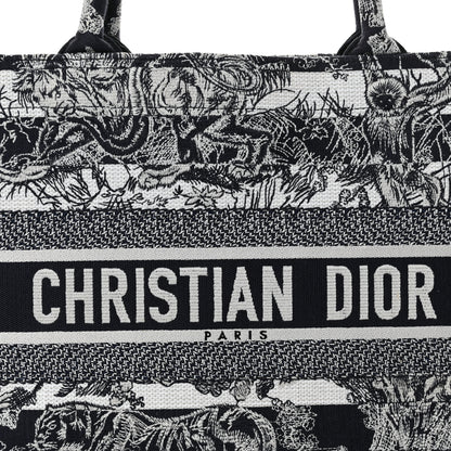 Christian Dior Canvas Embroidered Medium Dioriviera Toile De Jouy Book Tote White 8 of 14