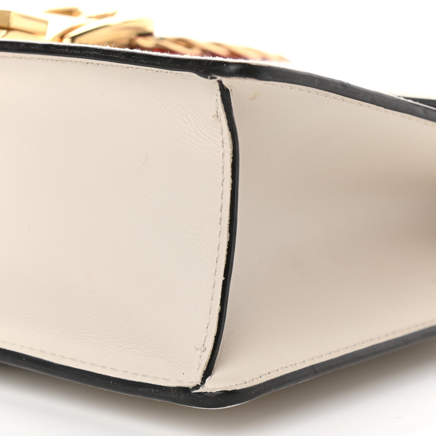 Gucci Calfskin Small Sylvie Shoulder Bag Off White 8 of 11