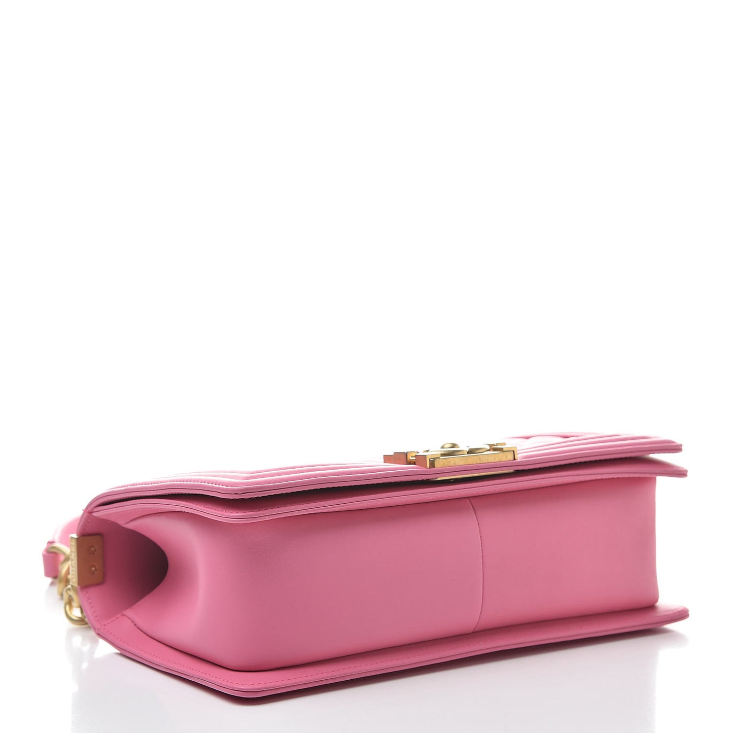 Calfskin Quilted Medium Boy Flap Pink