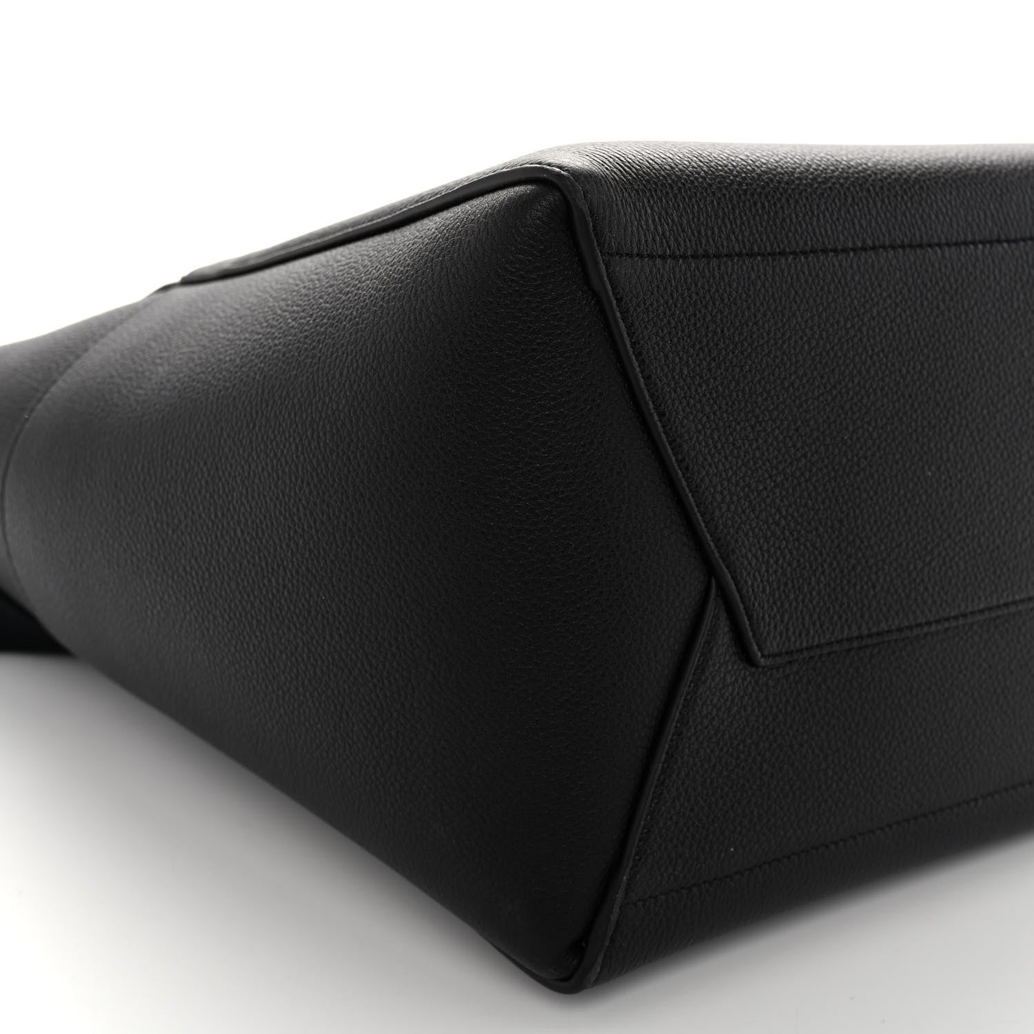 Celine Soft Grained Calfskin Sangle Bucket Bag Black 8 of 9