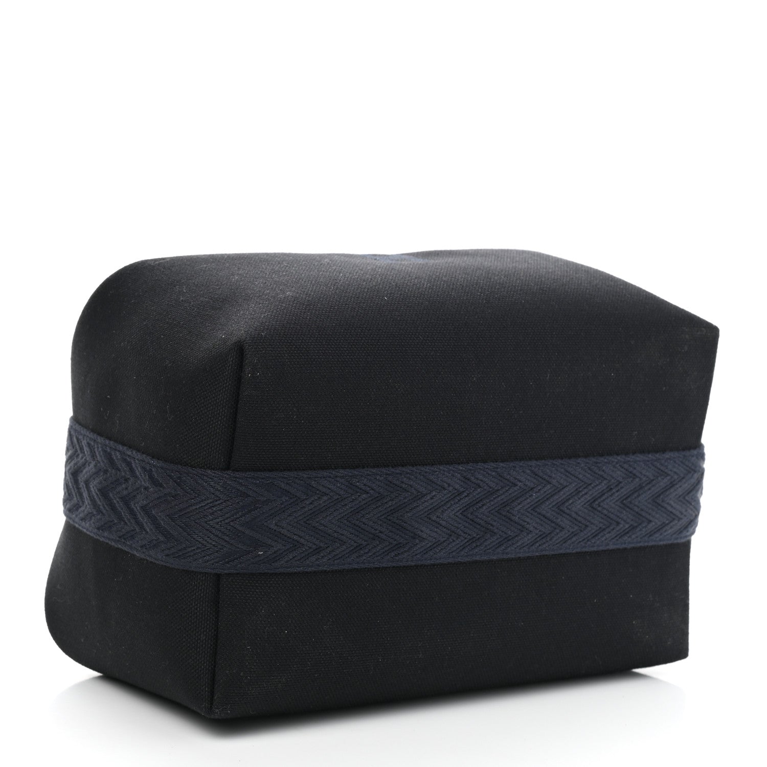 Hermes Canvas Large Bride-A-Brac Pouch Bleu Nuit 4 of 9