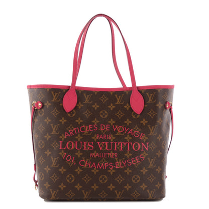 Louis Vuitton Monogram Articles de Voyage Ikat Neverfull MM Rose Indien 1 of 7
