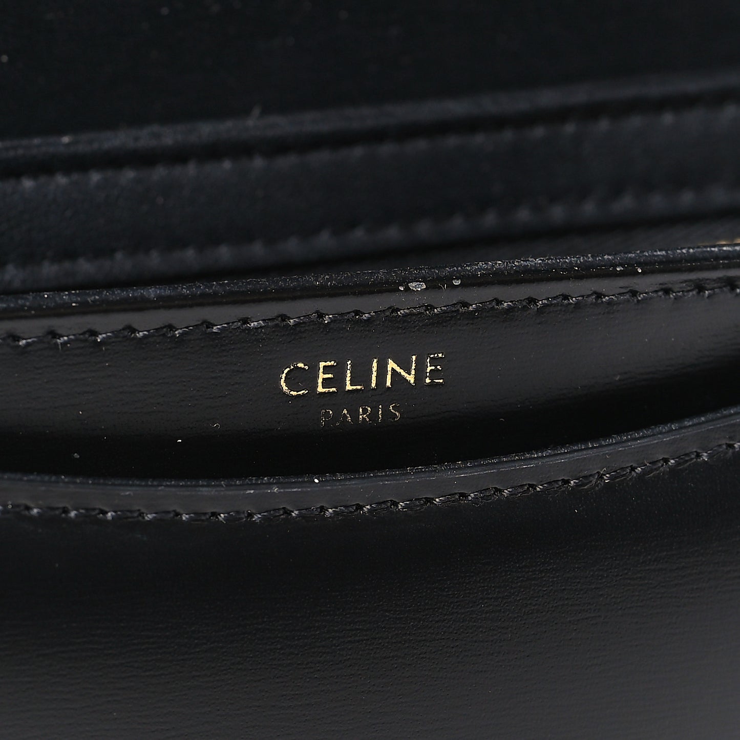 Shiny Calfskin Teen Besace Black
