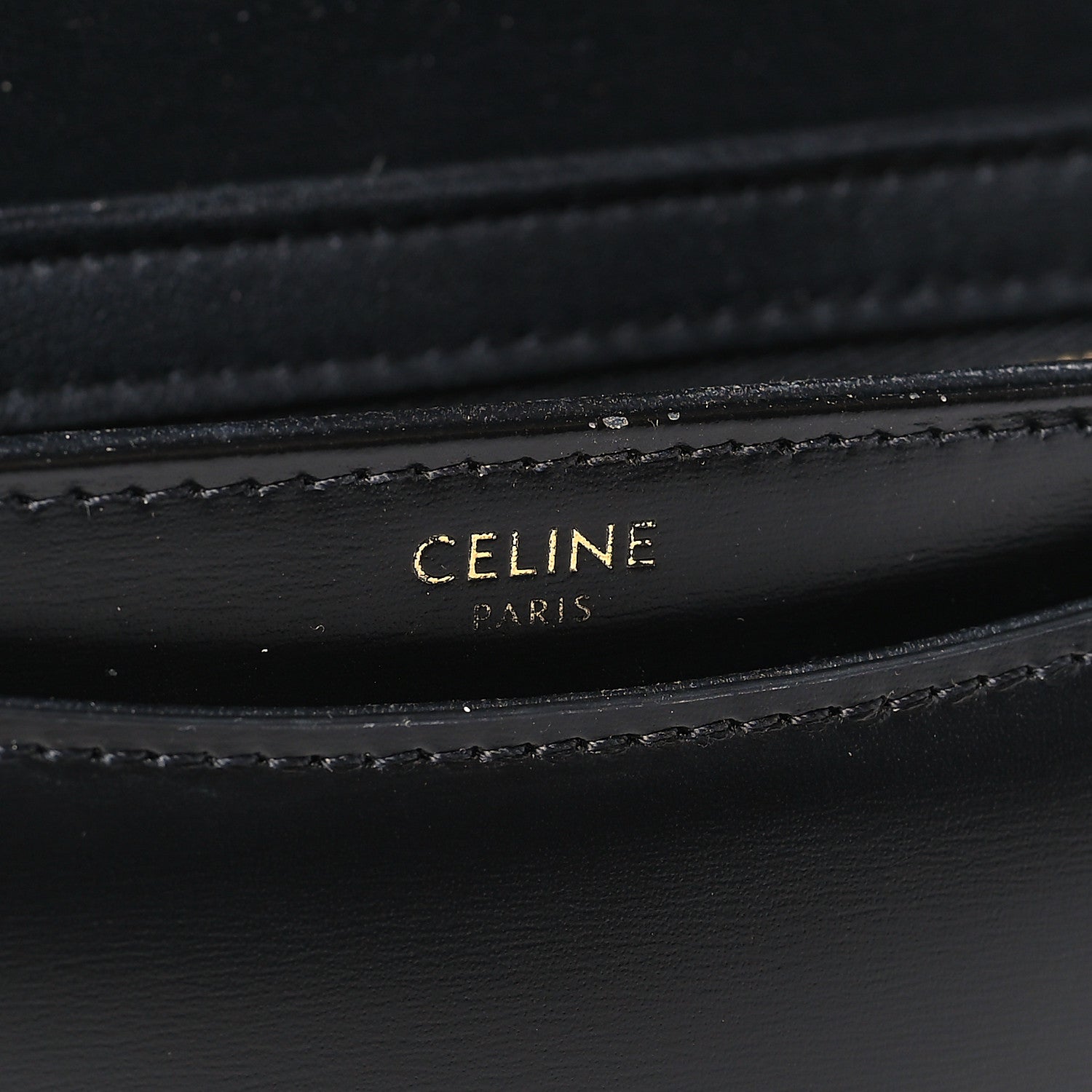 Celine Shiny Calfskin Teen Besace Black 6 of 9