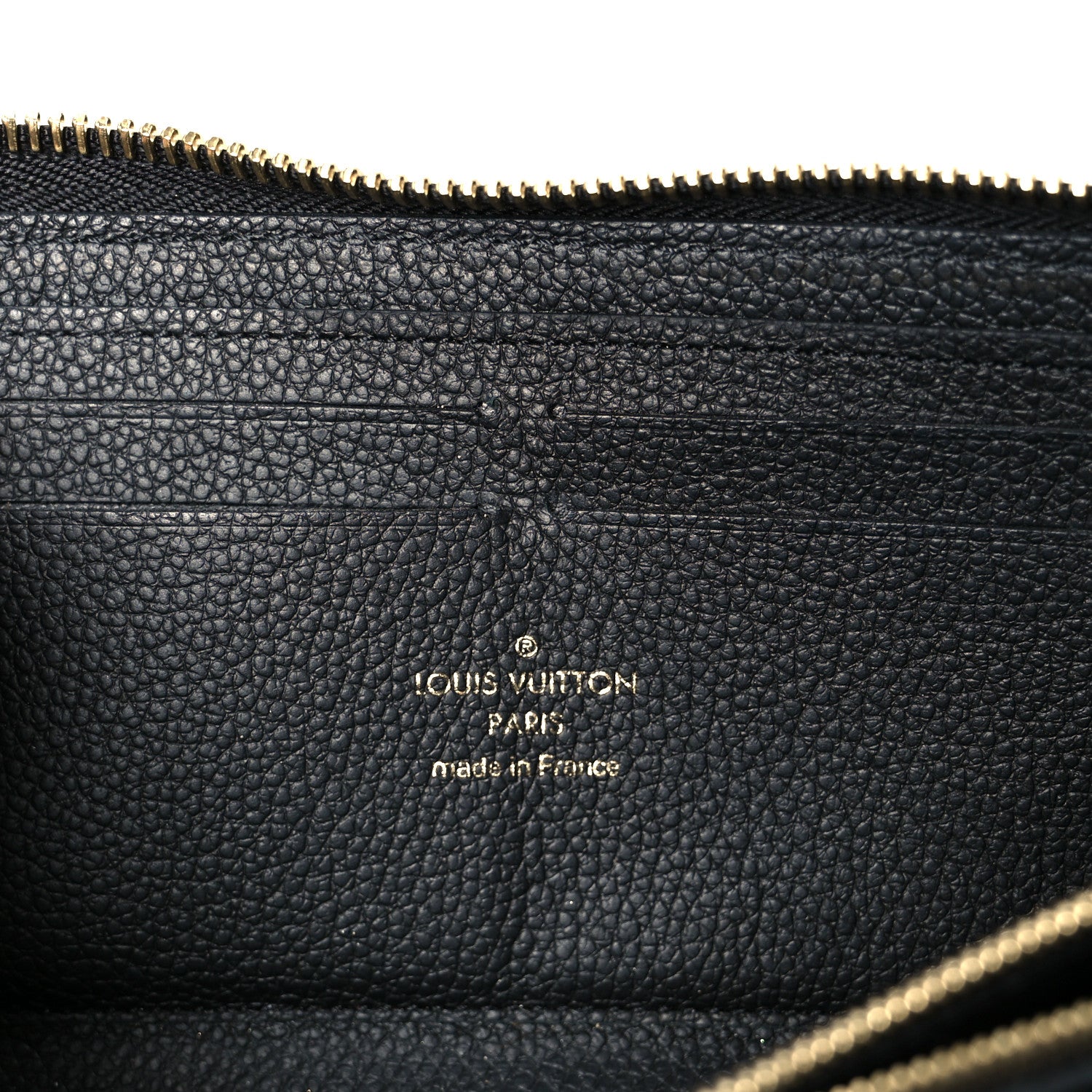 Louis Vuitton Empreinte Clemence Wallet Black 6 of 9