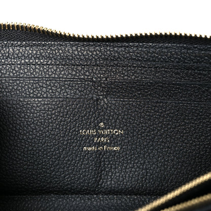 Louis Vuitton Empreinte Clemence Wallet Black 6 of 9