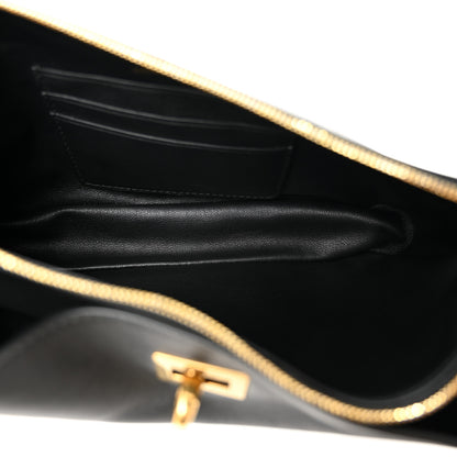 Balenciaga Natural Smooth Calfskin Rodeo Sling Pochette Black 6 of 10