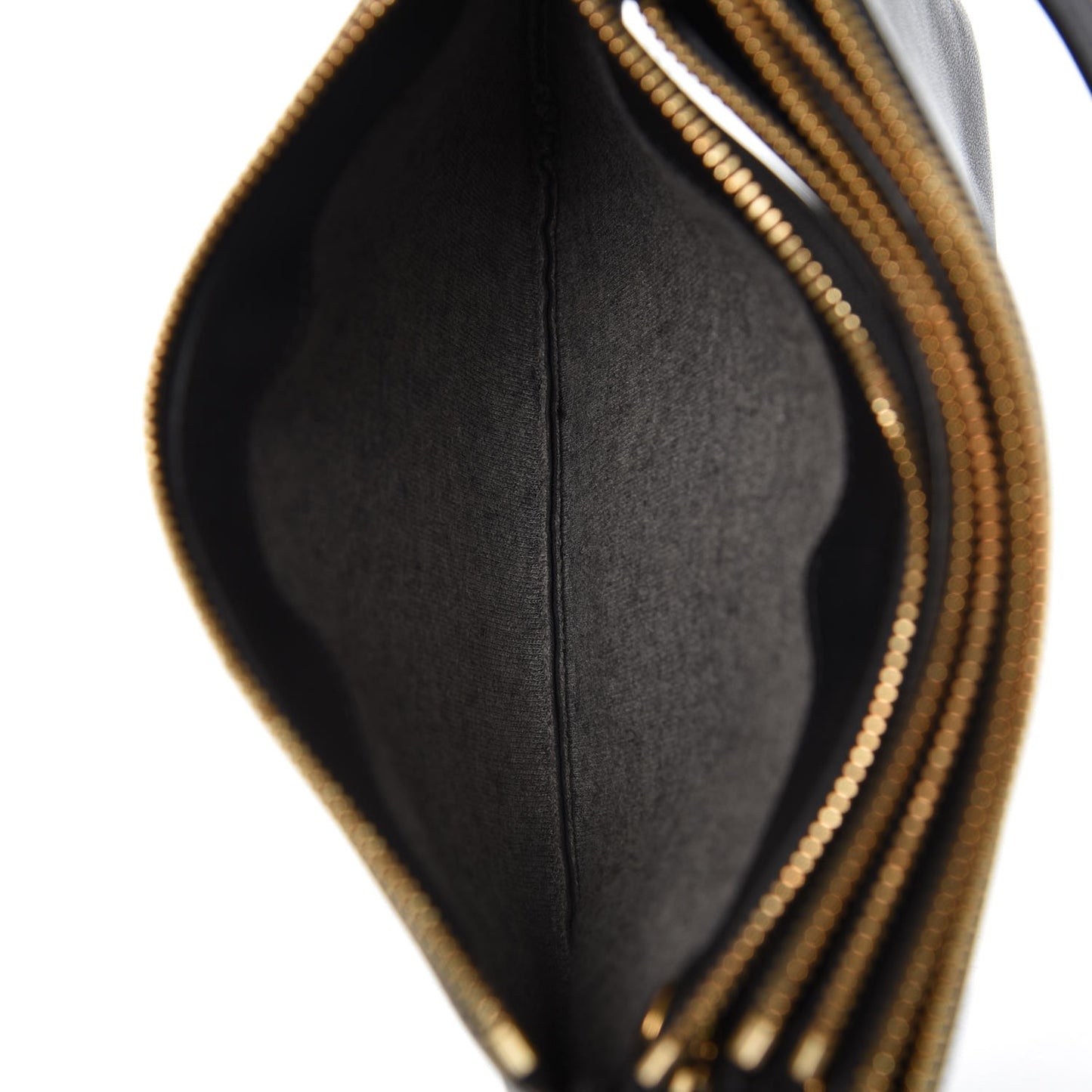 Lambskin Small Trio Crossbody Bag Black